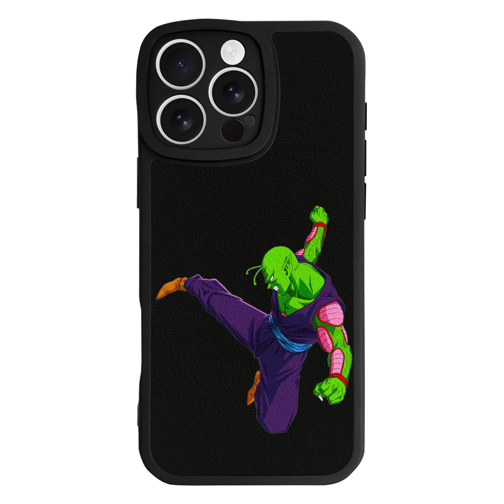 （画像用） ドラゴンボール ピッコロ DRAGON BALL Piccolo 【iPhone 16シリーズ対応】シリコンスマホケース（レザー調） 材質：シリコン
